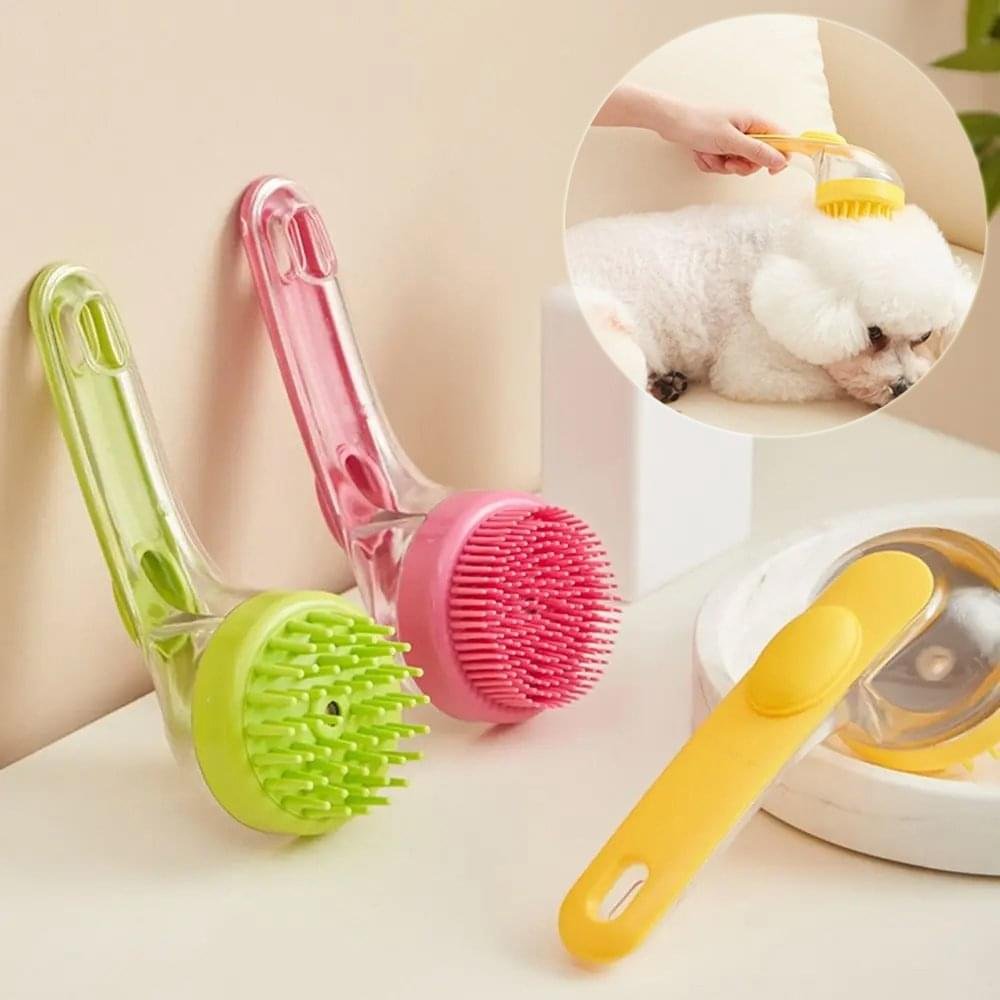 Long Handle Pet Bath and Shampoo Brush